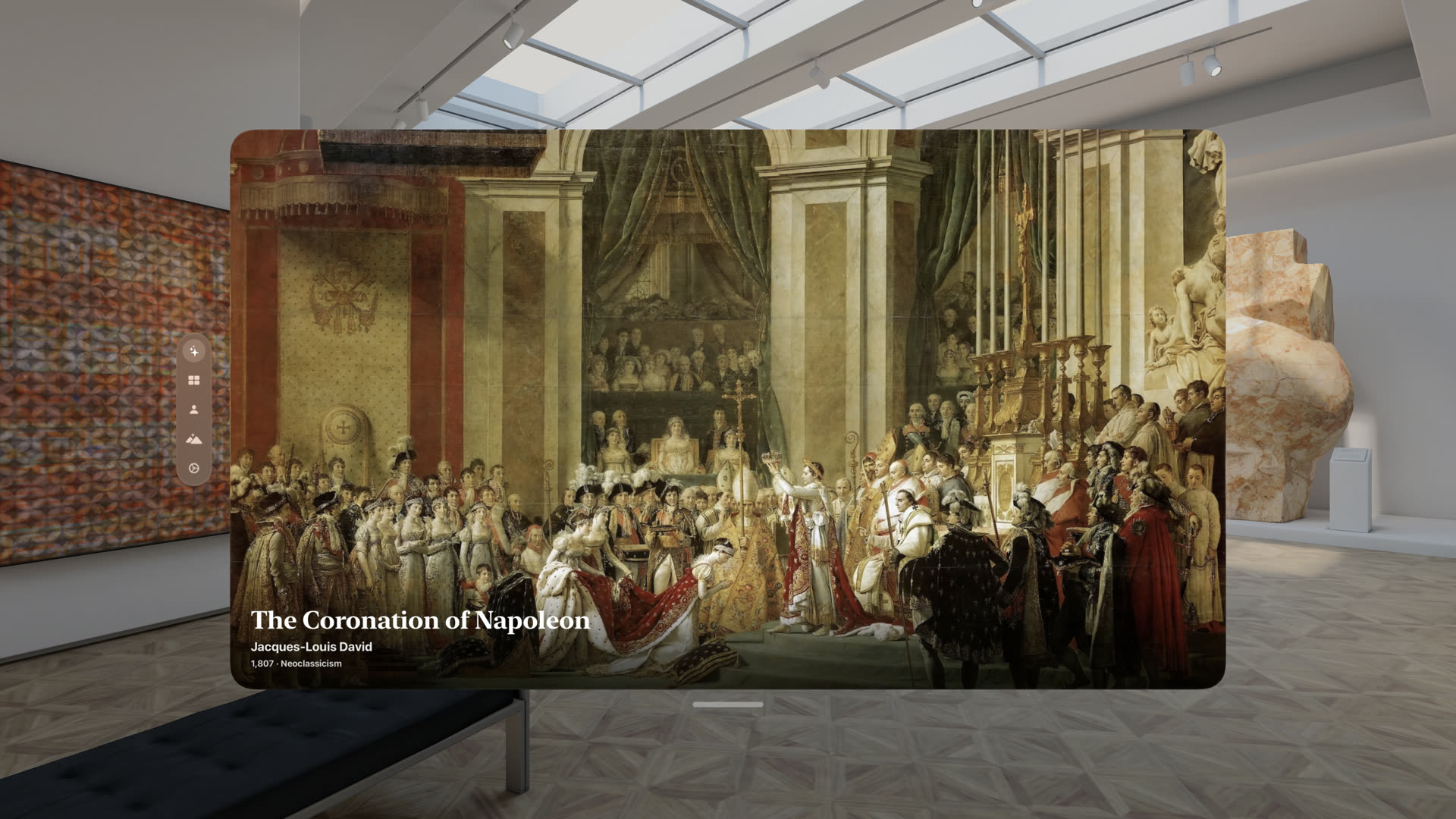 Masterpieces 3D featured artwork view