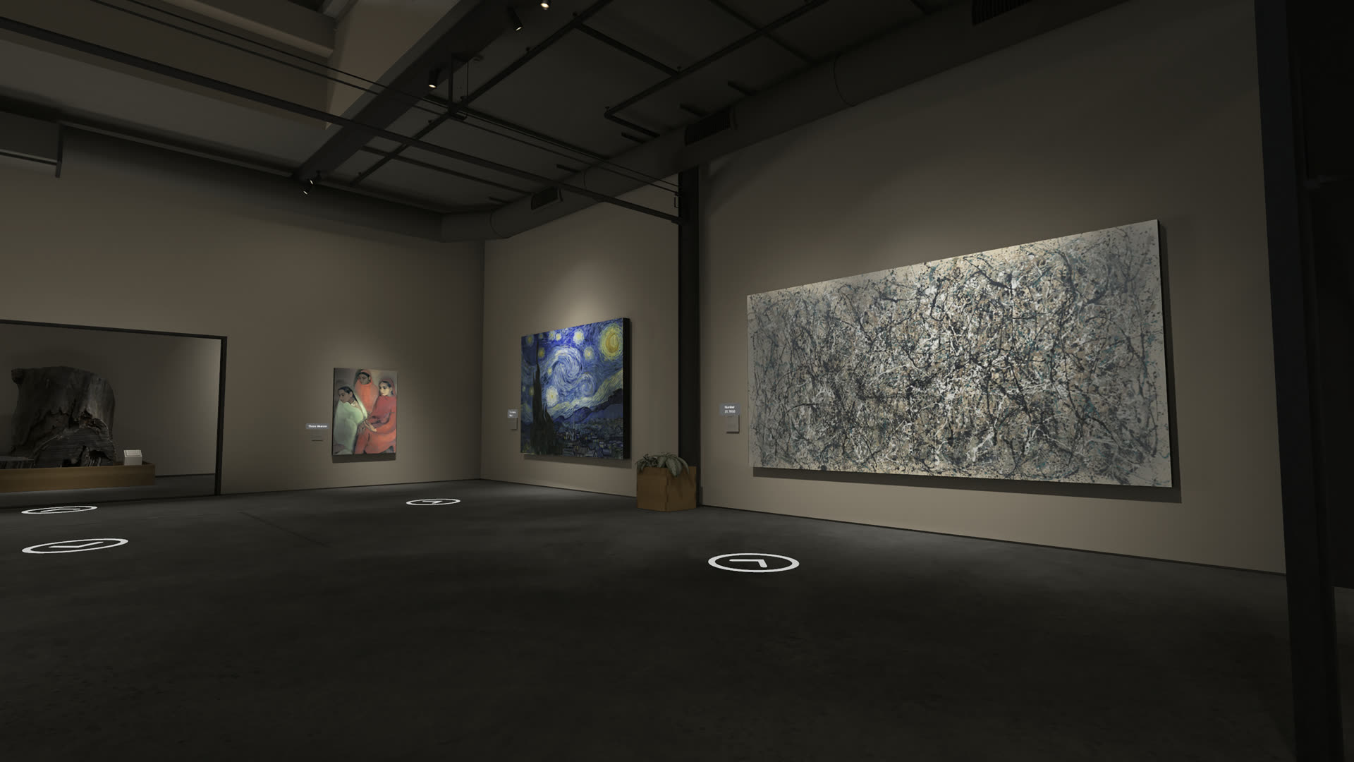 Masterpieces 3D exhibition space
